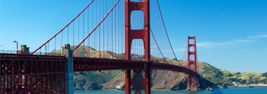 The Golden Gate Bridge in San Francisco