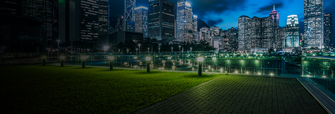 城市景观夜灯