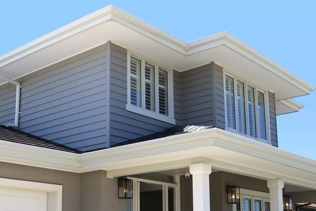 Modern architecture exterior details in Australia investment concepts