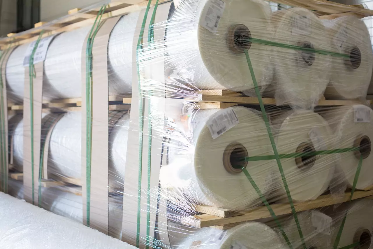 stretch Wrap in warehouse 