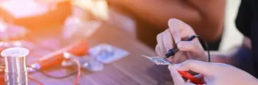 Electronic equipment measurement by skilled technicians