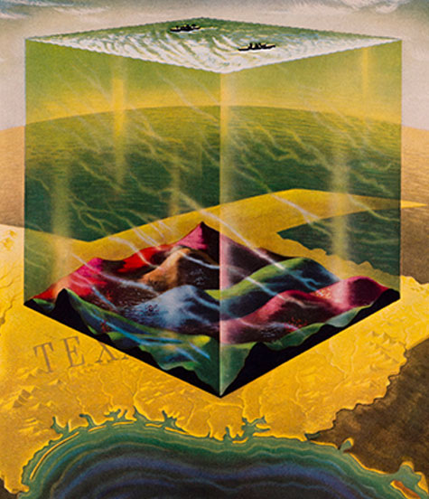 old texas graphic